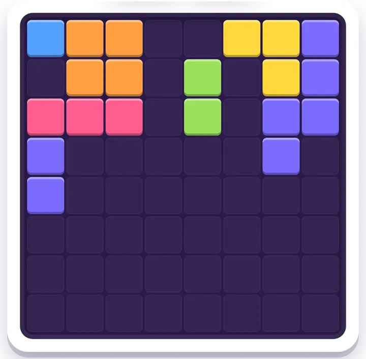 Block Puzzle — Puzzle game board