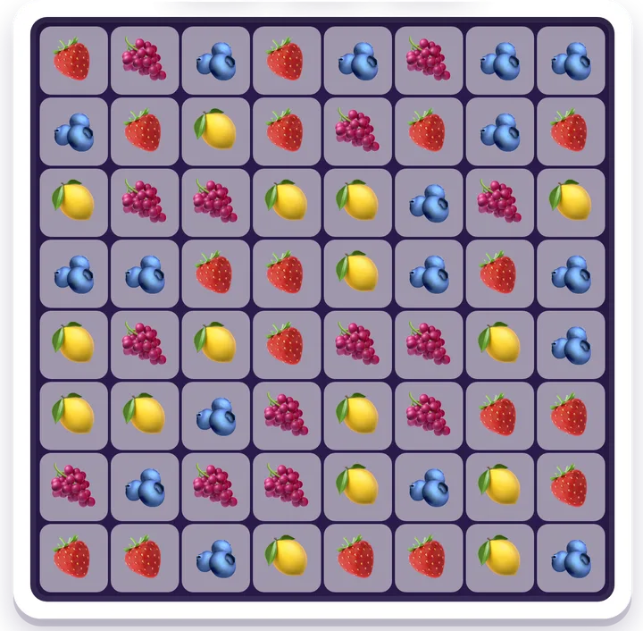Candy Match — Puzzle game board