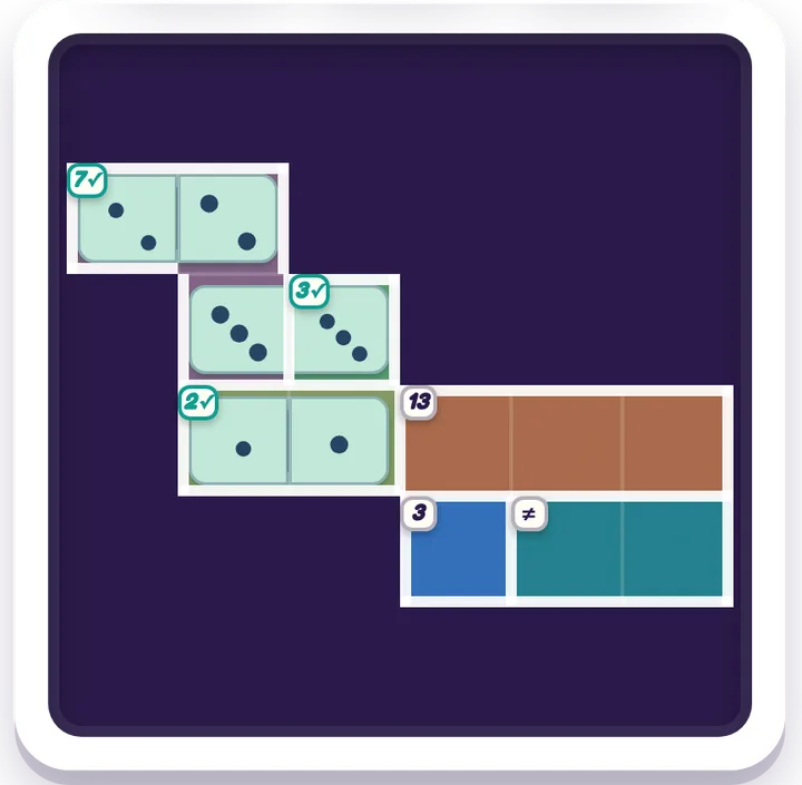 Domino Fit game board