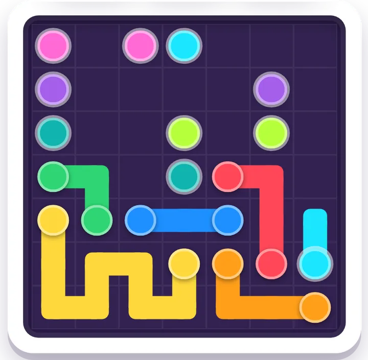 Flow Connect — Logique game board