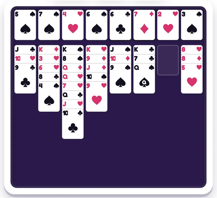 FreeCell — Carte game board