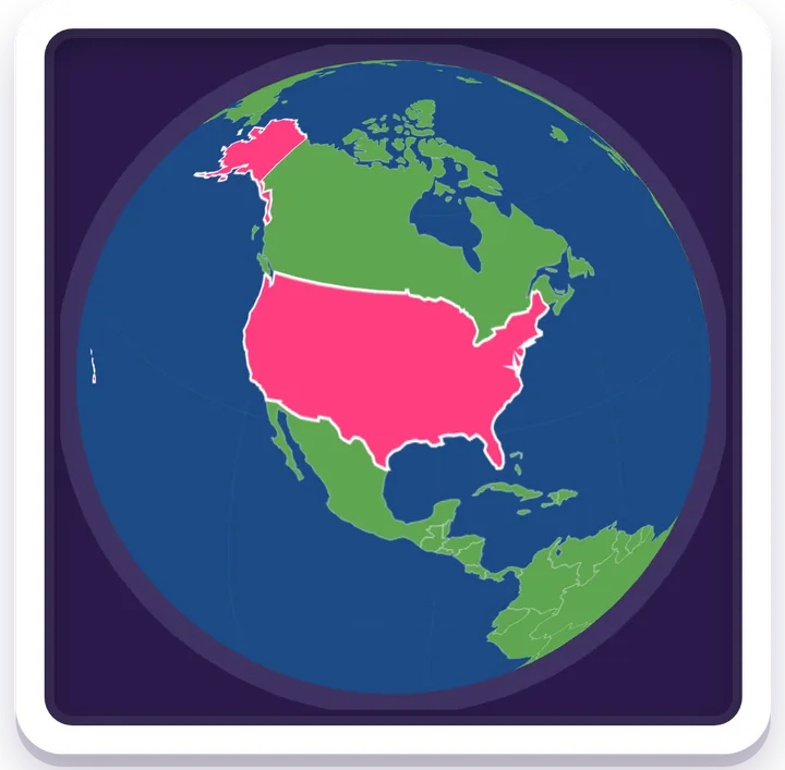 Globe Trek game board