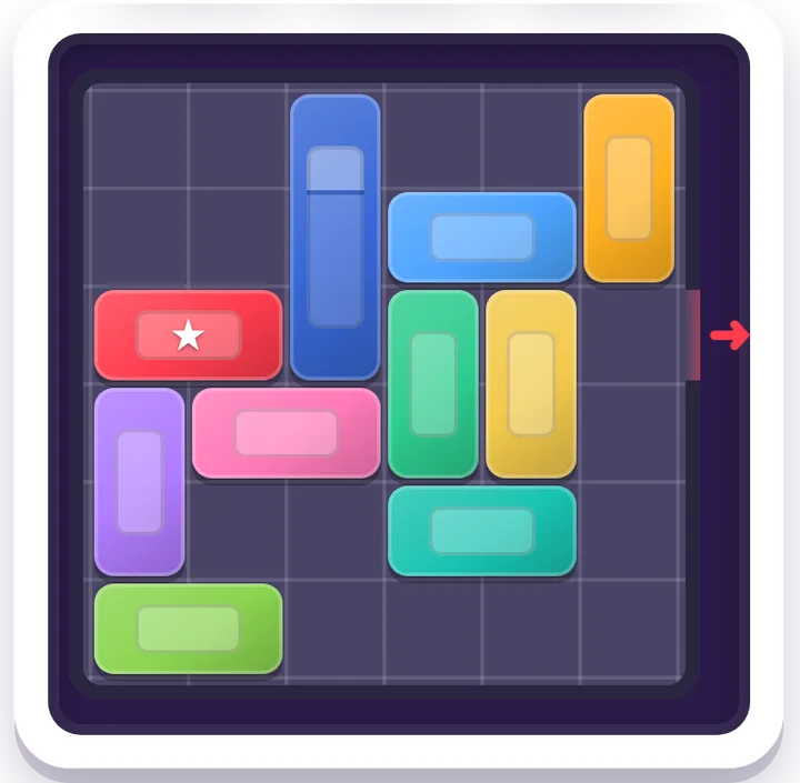 Lot Shuffle — Spatial game board