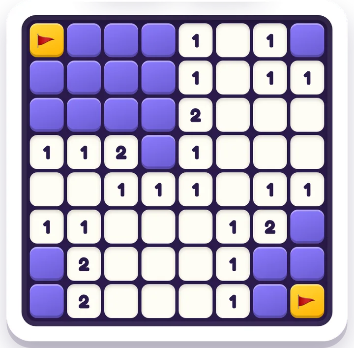 Minesweeper — Logique game board