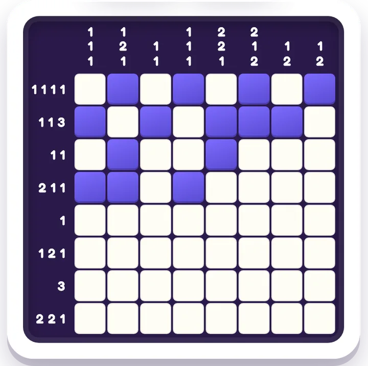 Nonogram — Logic game board