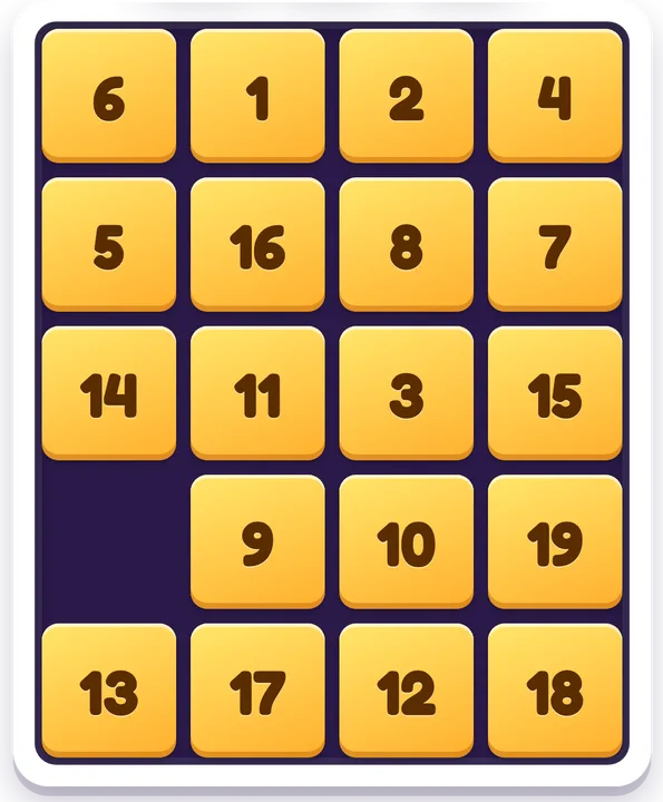 Slide Quest game board