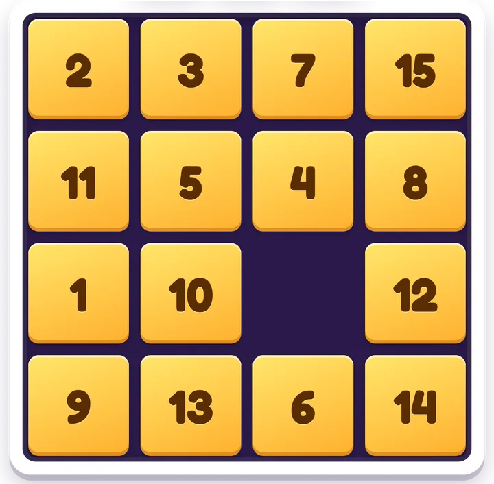 Slide Quest game board